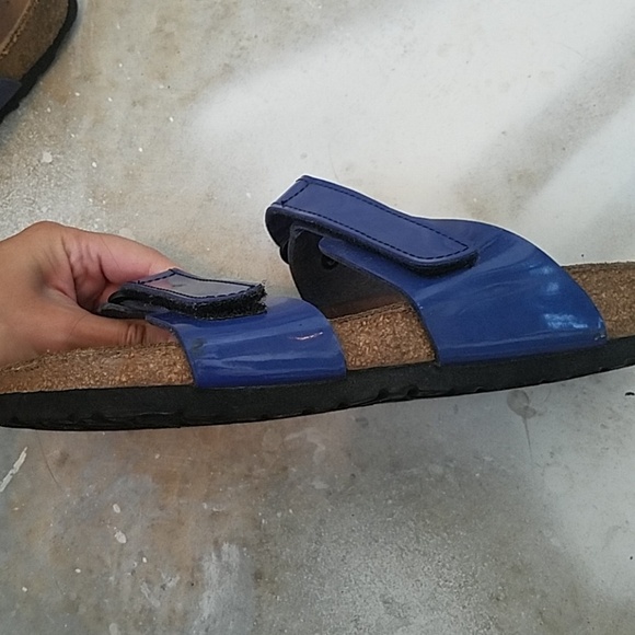 Birkenstock Blue Velcro Double Strap Sandal - Picture 6 of 10